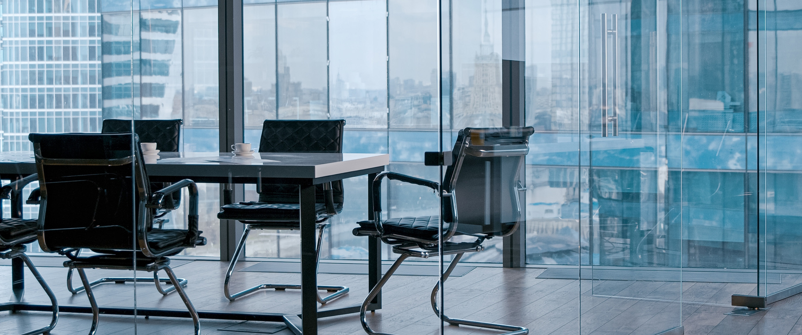 Modern office with asset management