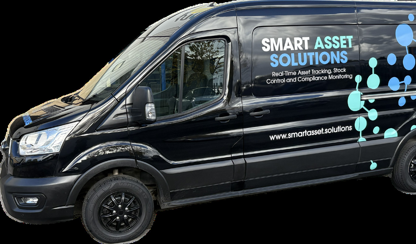 Smart Asset Solutions branded van